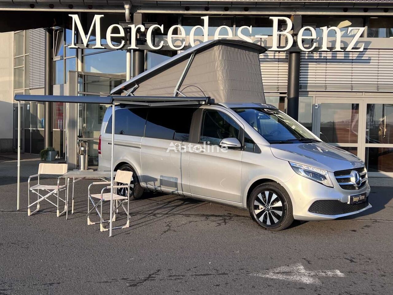 Fourgonnette de tourisme Mercedes-Benz 300 d Marco Polo 4MATIC Markise AHK  LED 360 à vendre Allemagne Burghaun/Gruben, TW37653