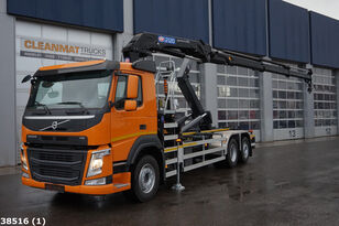 camion ampliroll Volvo FM 410 HMF 21 ton/meter laadkraan