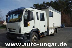 camion atelier IVECO Eurocargo 120E225Doka Koffer mobile Werkstatt LBW Dachträger Woh