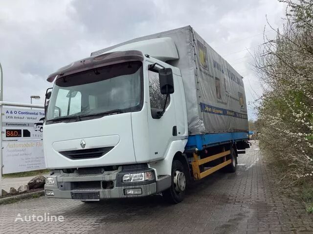 camion bâché Renault Midlum 180, Mech.Pump, Full Steel