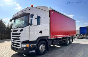 camion bâché Scania G450 / Nowa plandeka / Winda / Ładowność 14650 kg / TOP 1!