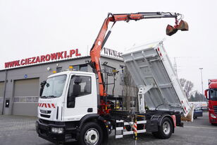 camion-benne IVECO Eurocargo 160E22 EEV Dump truck / Bortmatic / Crane FASSI F95A.0