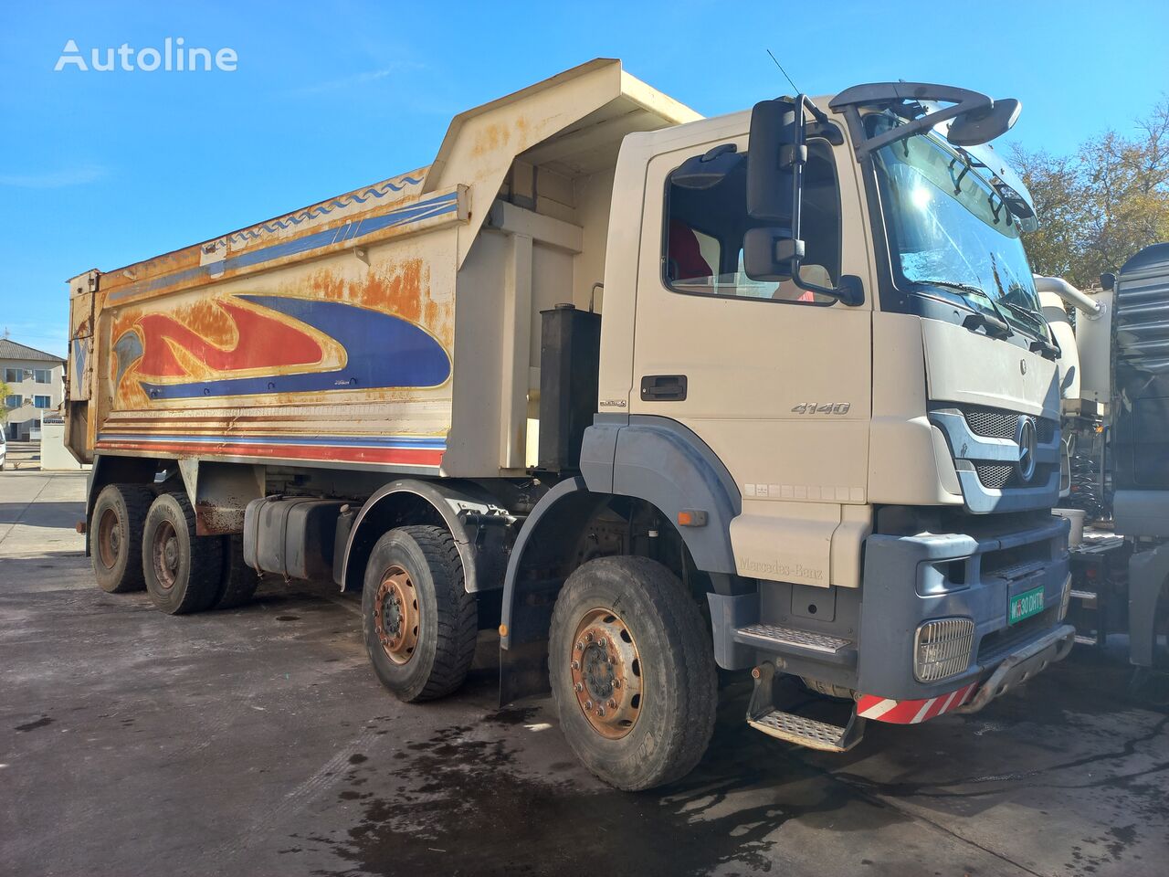 camion-benne Mercedes-Benz AXOR 4140