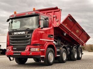 camion-benne Scania G410 8x4 MEILLER KIPPER BORDMATIC NEW TYRES 280,000 KM !