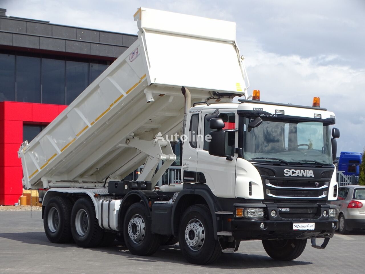 camion-benne Scania P 450