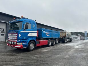 camion-benne Scania R 730 8x4 76t yhdistelmä