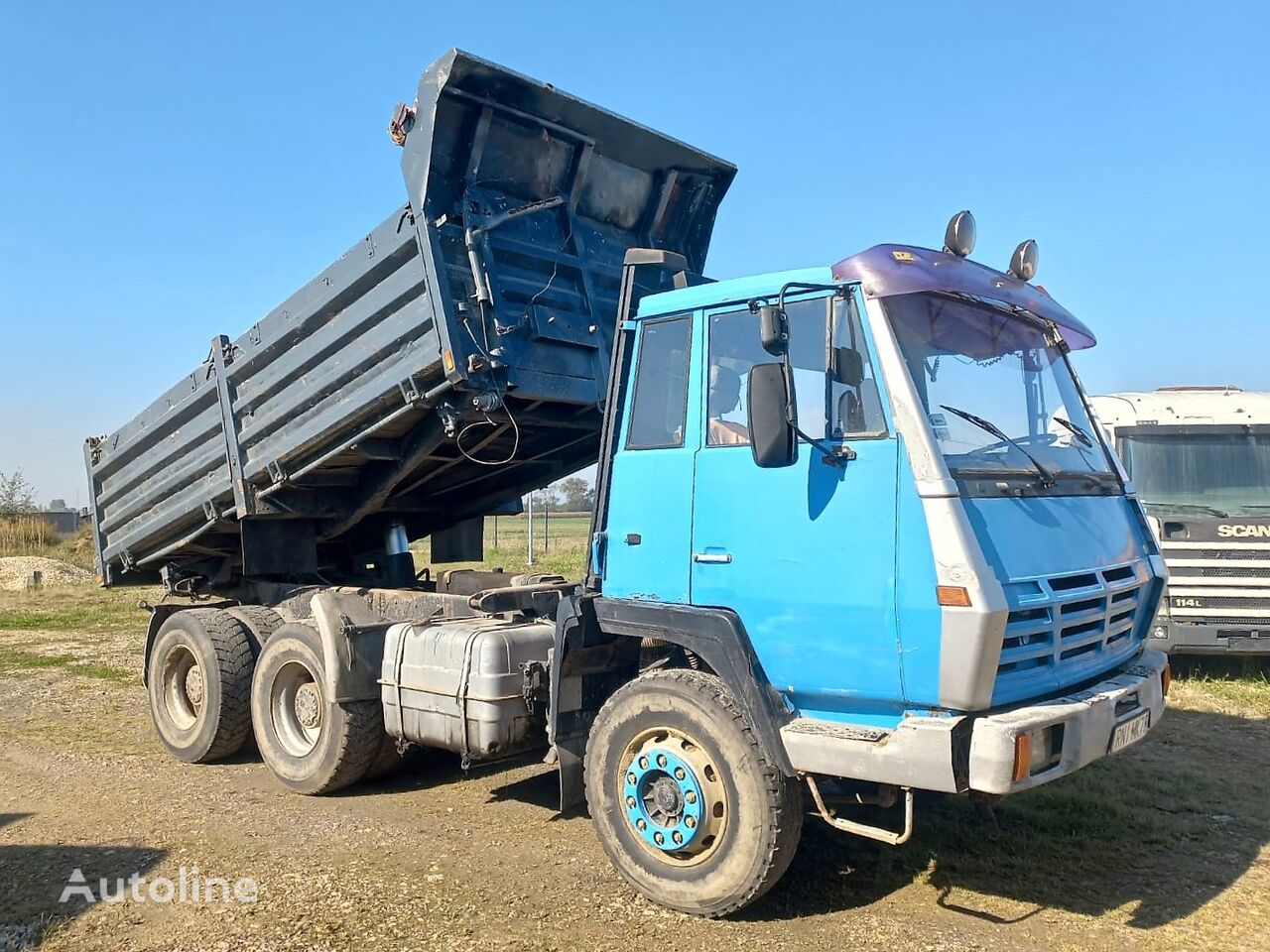 camion-benne Steyr 1491 6x4 TIPPER