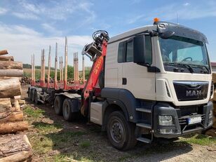 camion forestier MAN 26.480