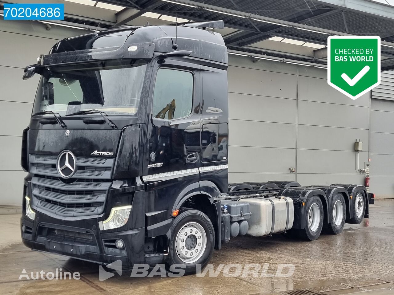 camion châssis Mercedes-Benz Actros 2663 8X4 Full Air suspension Chassis PTO preparation Euro
