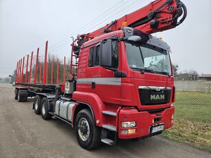 camion forestier MAN TGS 480 6x6