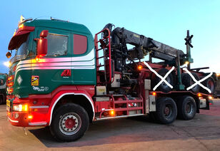 camion forestier Scania R620 V8 with LOGLIFT 281SL