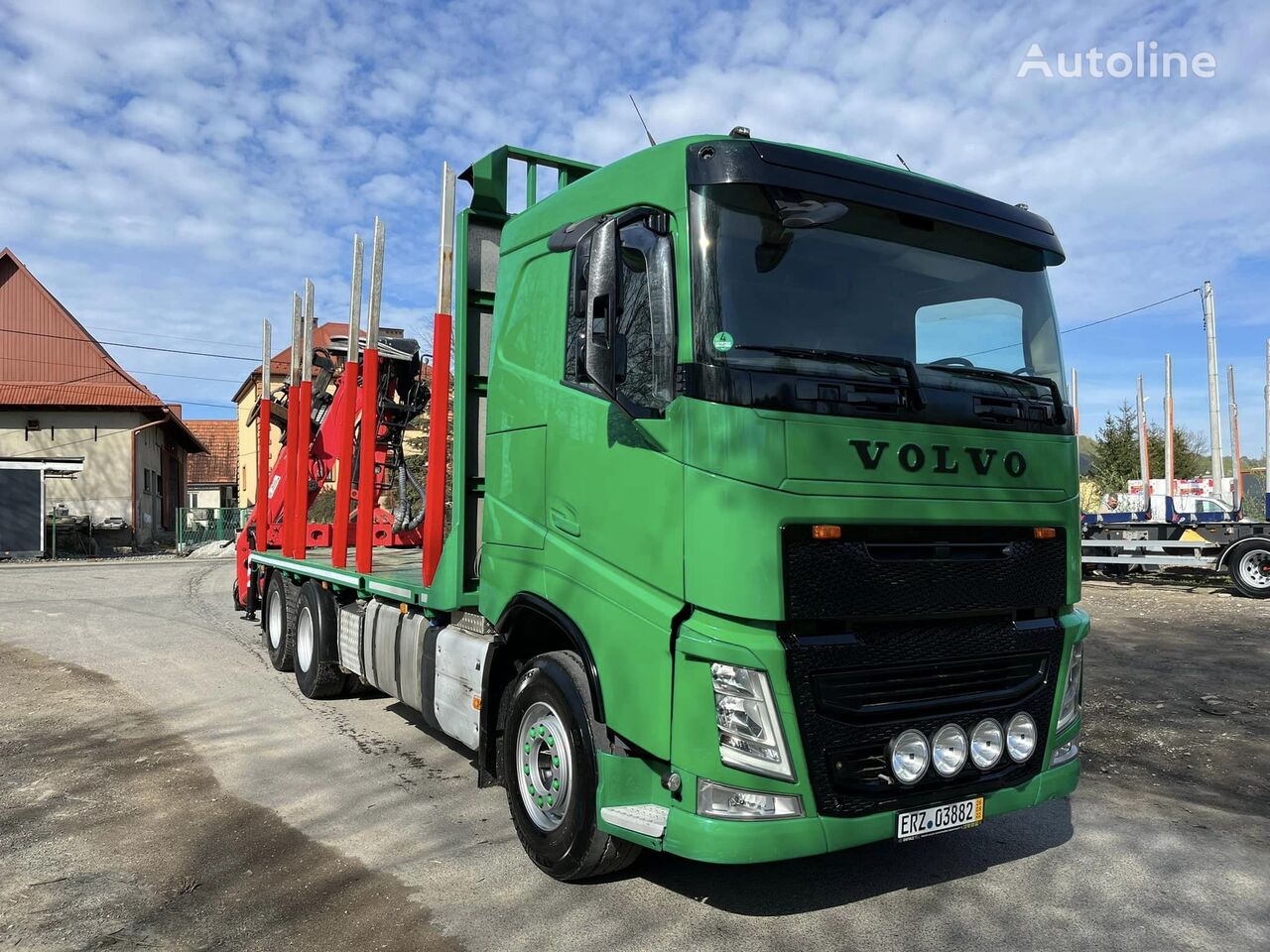 camion forestier Volvo FH13 500