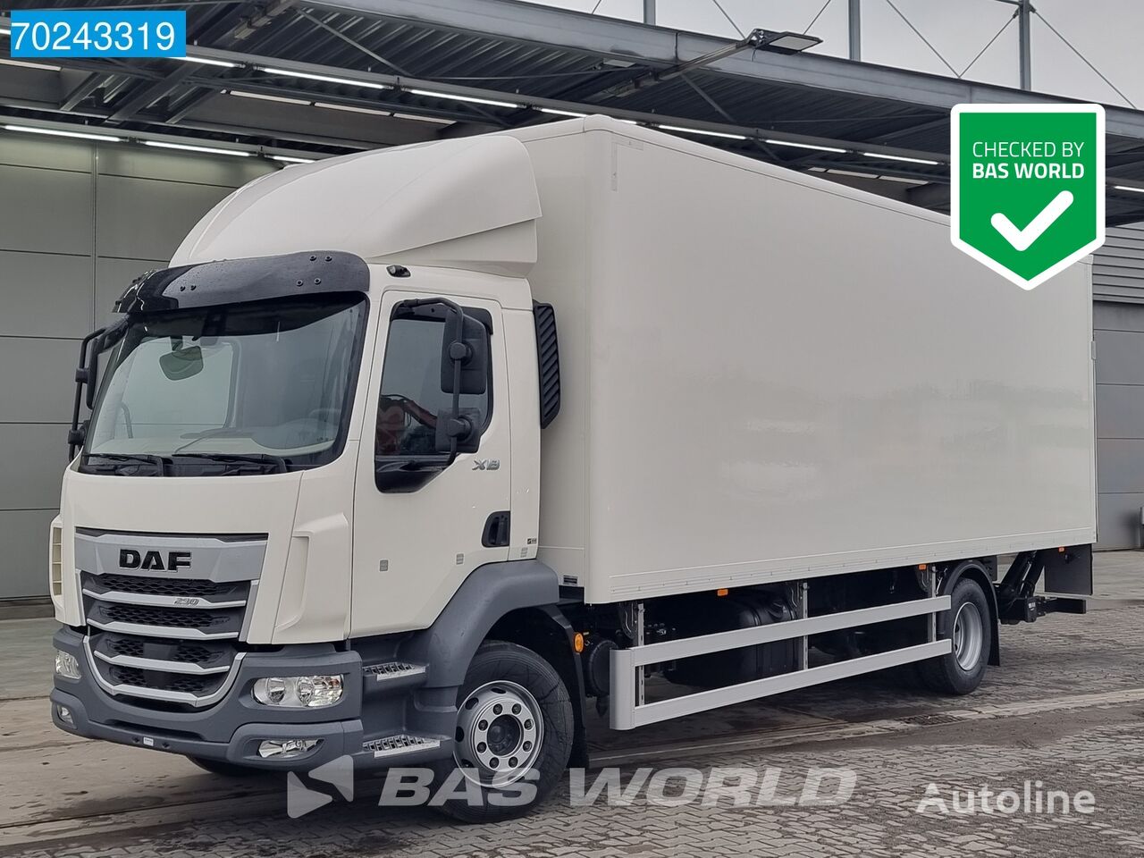 camion fourgon DAF XB 290 4X2 NEW!16 tonner Ladebordwand GSR ACC EURO 6 neuf