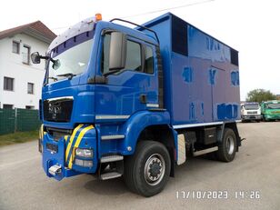 camion fourgon MAN TGS 18.480 4x4 Stromaggregat 180 KVA Electric generator truck