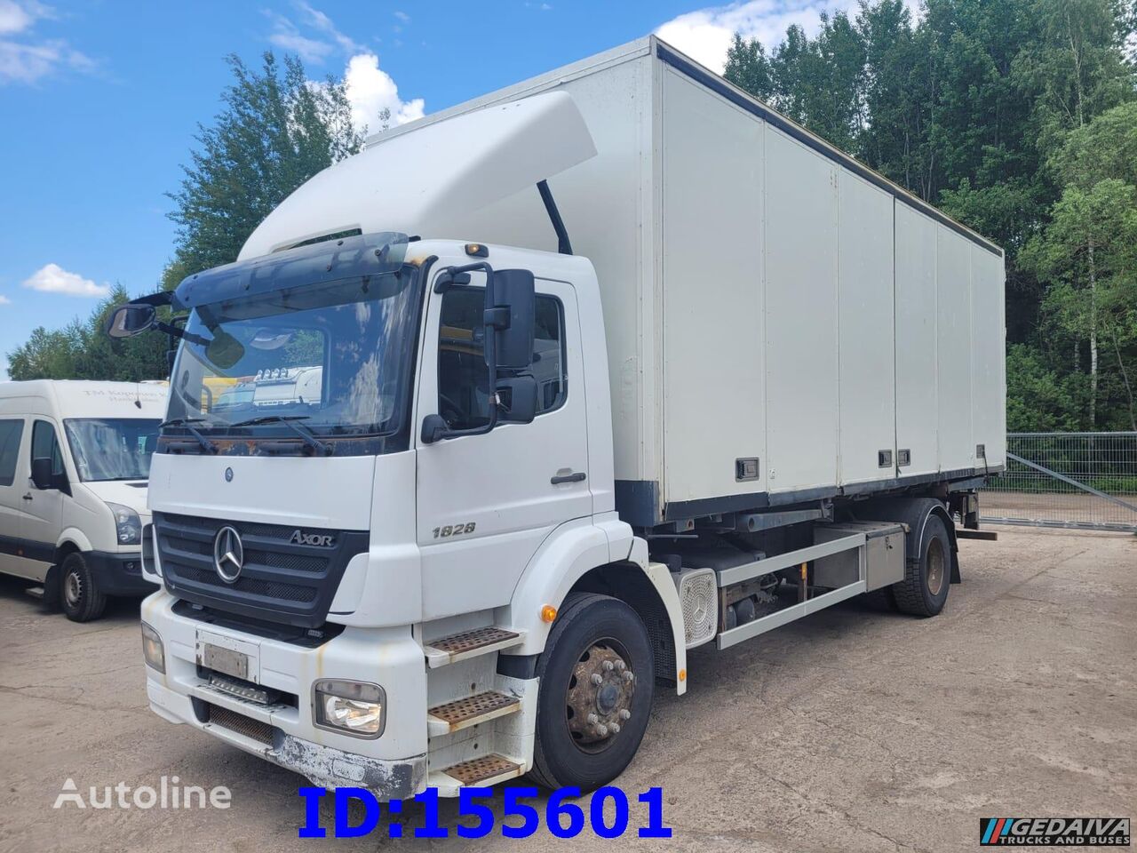 camion fourgon Mercedes-Benz Axor 1828 Manual