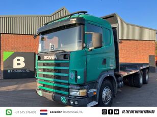 camion plate-forme Scania R470 6x4 - Full Steel - Retarder - 2004 - 40.349