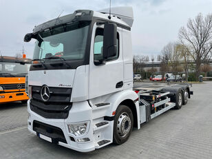 camion porte-conteneur Mercedes-Benz Antos 2543 Kamag Wiesel Umsetzer BDF