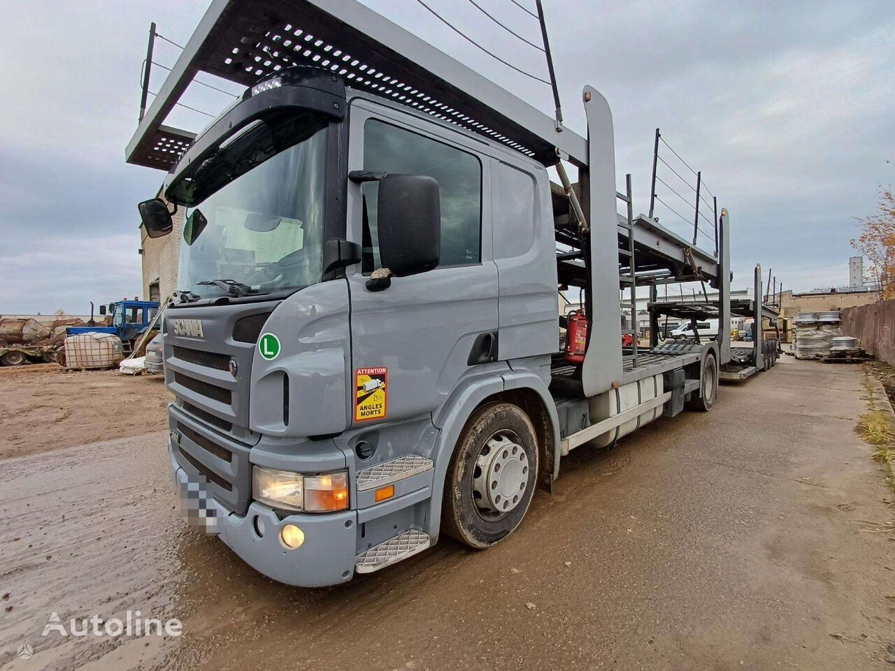 Camion porte-voitures Scania occasion, camion porte-voitures Scania à  vendre, prix