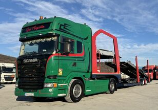 camion porte-voitures Scania R410 + remorque porte-voitures