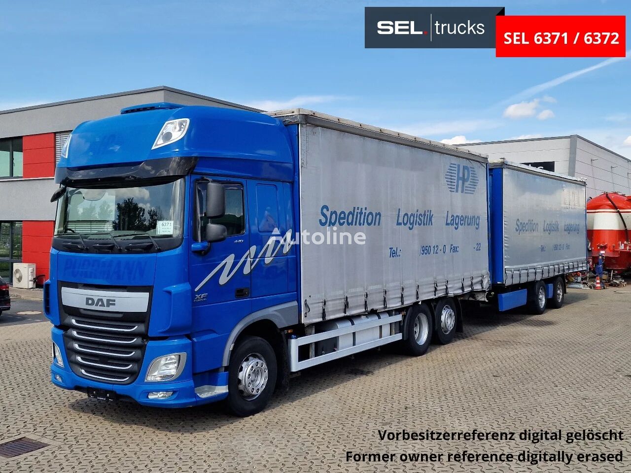 camion rideaux coulissants DAF XF 440 FAR Standklimaanlage