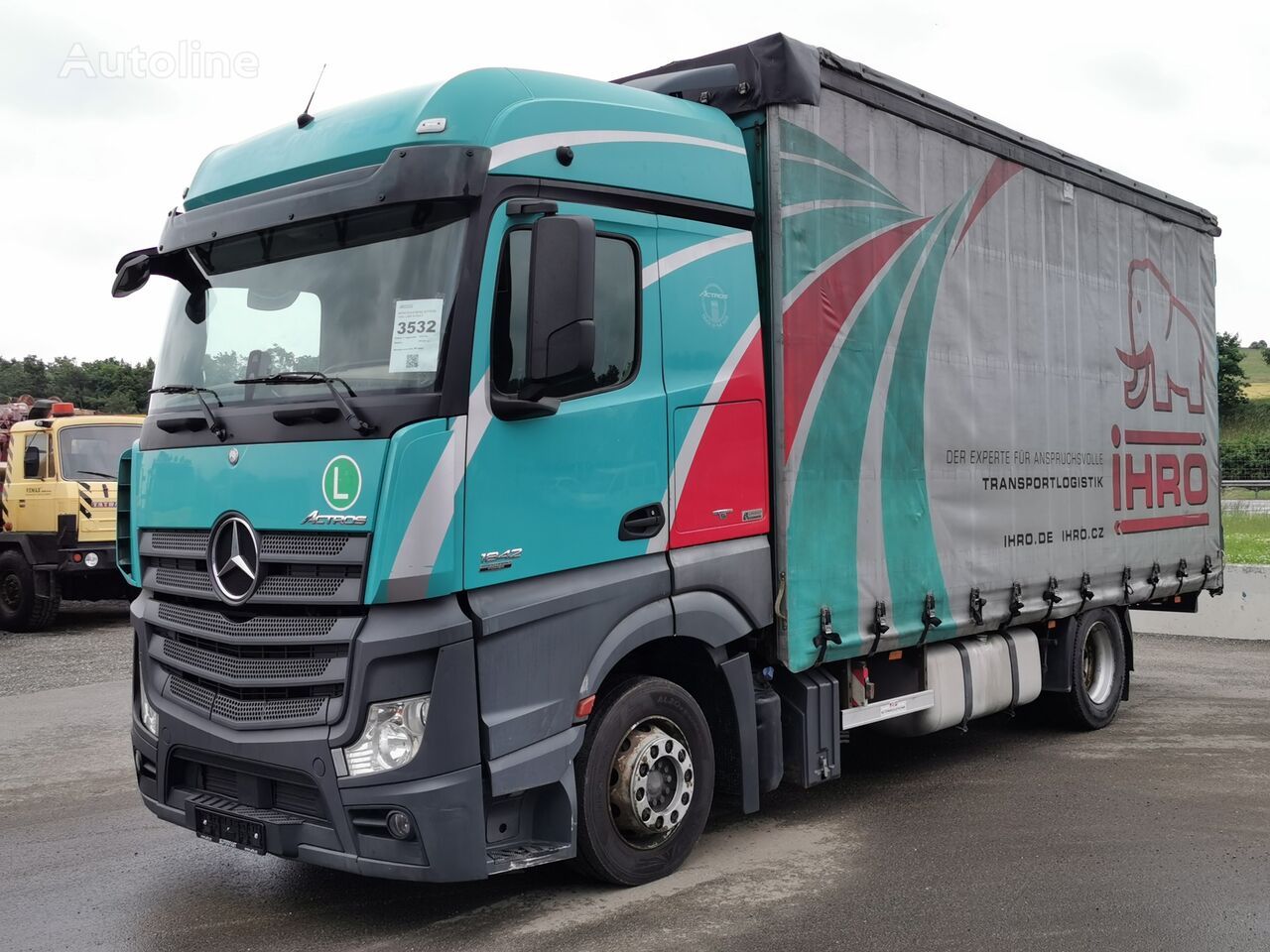 camion rideaux coulissants Mercedes-Benz ACTROS 1842 L/NR