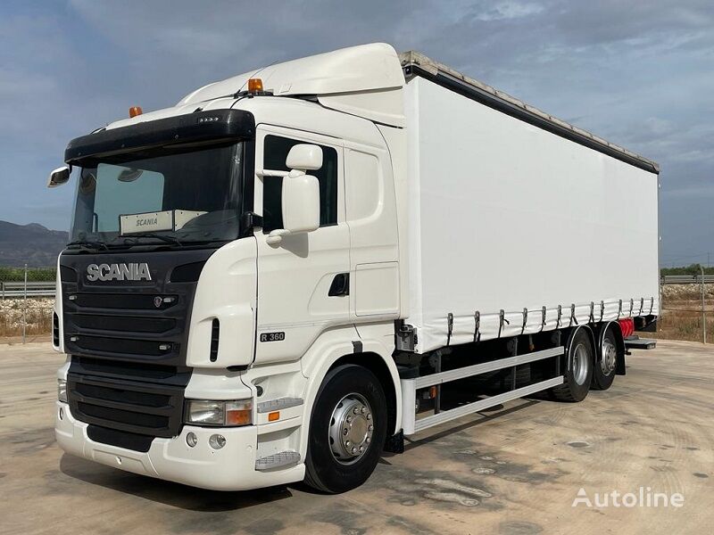 Camion rideaux coulissants Scania R 360 à vendre Espagne Abaran, LM30306