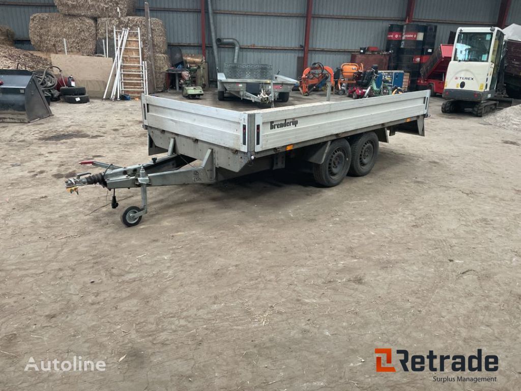 remorque plateau Brenderup 2,5 tons platform trailer med sider