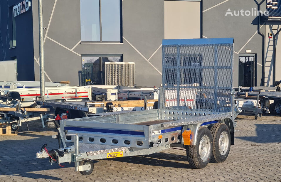 remorque porte-voitures Wiola B2630 292x142cm Plant trailer for mini excavators builder 2700kg neuve