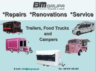remorque magasin BODEX Service, Reparatur, Umbau, Renovierung, Serwis, naprawa, remont