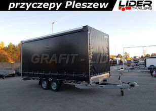 remorque rideaux coulissants LIDER lider-trailers LT-014 spedycyjna przyczepa ciężarowa , firana je neuve