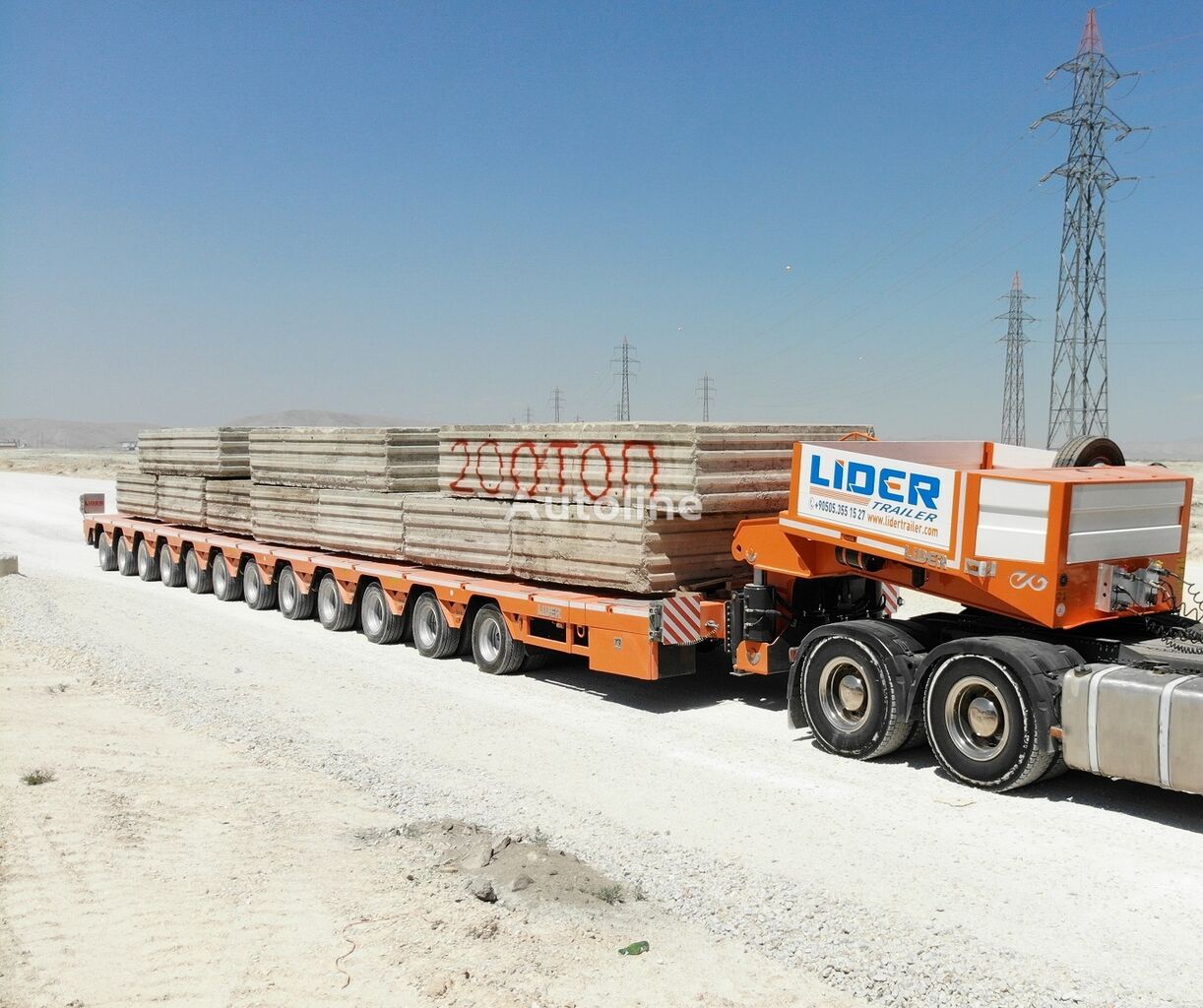 semi-remorque porte-engins Lider LIDER 2024 NEW UNUSED l 200 TONS CAPACITY New Productions Direct neuf