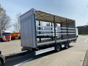 semi-remorque à rideaux coulissants KASSBOHRER Tandem Jumbo Volumenanhänger mit Aufbau neuf