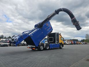 camion hydrocureur combiné Scania DISAB ENVAC Saugbagger vacuum cleaner excavator sucking loose su